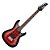 Guitarra Super Strato Ibanez SA GIO GSA60QA TRB Transparent Red Burst - Imagem 5