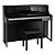 Piano Digital Luxo 88 Teclas Roland LX705 Polished Ebony - Imagem 1