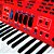 Acordeon MIDI 26 Teclas 72 Baixos V-Accordion Roland FR-1x Vermelho - Imagem 9