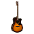 Violão Elétrico Aço Concert Yamaha FSX830C Brown Sunburst - Imagem 3