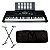 Kit Teclado Roland Revas KB-330 + Capa Estofada + Suporte em X - Imagem 1