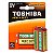 Bateria 9V Zinco Toshiba 6F22KG - Imagem 1