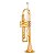 Trompete C Calibre Médio Yamaha YTR-4335II Laqueado Dourado - Imagem 2