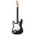 Guitarra Canhoto Stratocaster Aria Pro II STG-003/M LH Black - Imagem 1