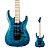 Guitarra Super Strato Floyd Rose Tampo Quilted Maple ESP LTD MH-203QM See Thru Blue - Imagem 1