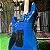 Guitarra Super Strato Floyd Rose Tampo Quilted Maple ESP LTD MH-203QM See Thru Blue - Imagem 4