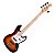 Baixo 5 Cordas Jazz Bass Ash SX SJB755/3TS 3 Tone Sunburst - Imagem 5