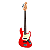 Baixo 4 Cordas Jazz Bass SX SJB62+/FR Fiesta Red com Bag - Imagem 3