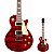 Guitarra Les Paul Tampo Flamed Maple SX EF3D-TWR Wine Red - Imagem 1