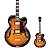 Guitarra Semi Acústica Tampo Flamed Maple Ibanez AF95FM AYS Antique Yellow Sunburst - Imagem 1