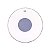 Pele Tom 13” Porosa com Círculo Preto Encore Controlled Sound - Imagem 1