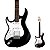 Guitarra Canhota Stratocaster HSS Cort G110 LH BK Black - Imagem 1