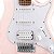 Guitarra Stratocaster HSS Tarraxas com Trava Cort G200 Pastel Pink - Imagem 4