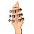 Guitarra Super Strato Captadores EMG Tampo Ash Cort KX300 Etched Black Gold - Imagem 8