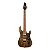 Guitarra Super Strato Captadores EMG Tampo Ash Cort KX300 Etched Black Gold - Imagem 3