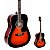 OUTLET | Violão Folk Elétrico Aço Giannini GD-1 EQ 3TS 3 Tone Sunburst - Imagem 1