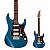 Guitarra Super Strato Japonesa Ibanez AZ2204N Prussian Blue Metallic com Case - Imagem 1