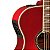 Violão Elétrico Aço Flat Tampo Sólido Yamaha APX1000 RB Crimson Red Burst - Imagem 5