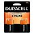 Kit 2 Baterias 9V Alcalinas Duracell MN1604 - Imagem 1