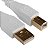 Cabo USB 2.0 A/B 1 metro para Controladora Pioneer UDG Ultimate U95001WH Branco - Imagem 2