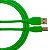 Cabo USB 2.0 A/B 3 metros para Controladora Pioneer UDG Ultimate U95003GR Verde - Imagem 1