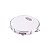 Pandeiro 10” ABS Izzo Branco com Pele Metalizada - Imagem 1