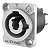 Conector Powercon de Painel Roxtone RAC3MPO Cinza - Imagem 1
