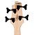 Baixo 4 Cordas Ativo Pré Markbass Captador Bartolini Cort C4 Deluxe CBL Candy Blue - Imagem 8
