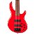 Baixo 5 Cordas Ativo Pré Markbass Captador Bartolini Cort C5 Deluxe CRD Candy Red - Imagem 2