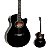 Violão Elétrico Aço Mini Jumbo Cutaway Giannini GSF-1R CEQ BK Black - Imagem 1