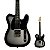 Guitarra Telecaster Captador Humbucker EWA Ayla HB SIB Silverburst - Imagem 1