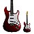 Guitarra Strato Captadores Noiseless Kent Armstrong EWA EWR200 MRD Metallic Red - Imagem 1