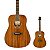 Violão Elétrico Folk Tampo Mogno Sólido Crafter STG D-15E PRO com Bag e EQ DS-2 PRO+ - Imagem 1