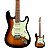 Guitarra Strato Captadores Alnico Benson Hardy 901 3TS/MG 3-Tone Sunburst com Bag - Imagem 1