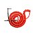 Cabo Instrumentos Espiral P10/P10L 9,15 metros Santo Angelo Tornado Vermelho - Imagem 1