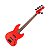 Baixo Ativo 5 cordas Jazz Bass Waldman GJJF355A DRD Deep Red - Imagem 5