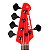 Baixo Ativo 5 cordas Jazz Bass Waldman GJJF355A DRD Deep Red - Imagem 6
