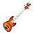Baixo Ativo 5 cordas Jazz Bass Waldman DJJF455A SPSB Spalted Sunburst - Imagem 5