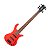 Baixo Ativo 5 Cordas Waldman WB305A DRS Deep Red Satin - Imagem 5