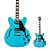 Guitarra Semi Acústica Waldman GHO110 BL Blue - Imagem 1