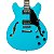 Guitarra Semi Acústica Waldman GHO110 BL Blue - Imagem 2