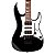 Guitarra Super Strato HSH Floyd Rose Waldman WIG350 BK Black - Imagem 2