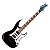 Guitarra Super Strato HSH Floyd Rose Waldman WIG350 BK Black - Imagem 5