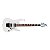 Guitarra Super Strato HSH Floyd Rose Waldman WIG350 WH White - Imagem 4