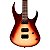 Guitarra Super Strato Tampo Flamed Waldman WM320F BRB Brown Burst - Imagem 2