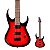 Guitarra 7 Cordas Super Strato Waldman WIG527 QRD Quilted Red - Imagem 1