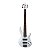Baixo 5 Cordas Captadores Dual Coil Yamaha TRBX305 WH White - Imagem 3