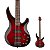 Baixo 4 Cordas Ativo Tampo Flamed Maple Yamaha TRBX604FM DRB Dark Red Burst - Imagem 1