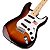 Guitarra Strato Alder SX SST Alder 3TS 3 Tone Sunburst - Imagem 4