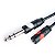 Cabo Extensor de Fone P10 ST/P2 ST 3 Metros Santo Angelo CA23 - Imagem 2